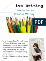 Introduction To Creative Writing