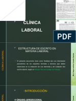 Estructura de Escrito en Materia Laboral