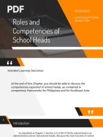 Chapter 12 Roles and Competencies of School Heads