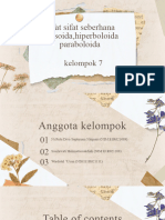 Sifat Sifat Seberhana Elipsoida, Hiperboloida Paraboloida: Kelompok 7