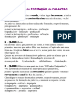 Microsoft Word - PROCESSOS de FORMAÇÃO de PALAVRAS 50 Q.doc Pages 1 - 7