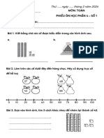 Phiếu ôn tập HP4 - số 1