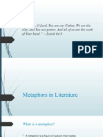 SY 20-21 Literature Lesson 8 - Metaphors in Literature