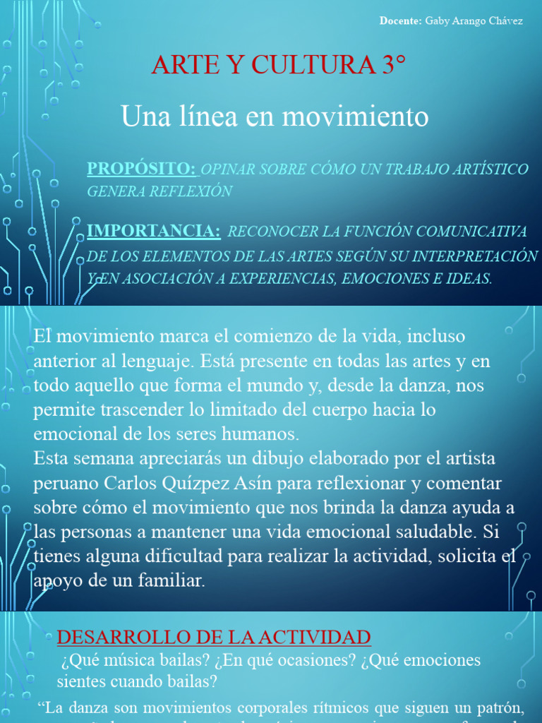 Danza y Emociones: Reflexiones Artísticas | PDF | Bailes | Las emociones