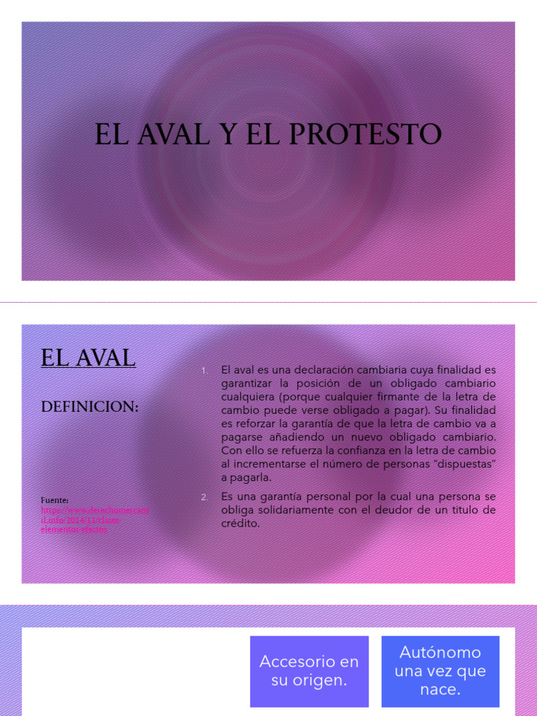 El Aval y El Protesto | PDF | Pagaré | Justicia