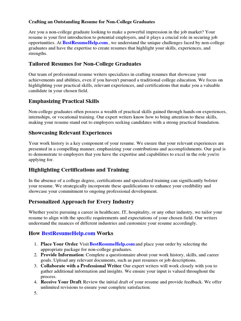 resume-for-non-college-graduates-pdf-r-sum-experience