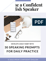 30 Speaking Prompts For Daily Practice - 2022 Update