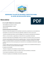 Seminario Taller de Material Didáctico para