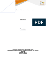 Plantilla Tarea 2 Clasificación de Las Escuelas Del Pensamiento Administrativo