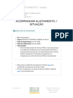 ALISTAMENTO MILITAR ONLINE - Diretoria de Serviço Militar