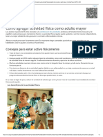 Cómo Hacer Que La Actividad Física Sea Parte de La Vida de Un Adulto Mayor - Actividad Física - DNPAO - CDC