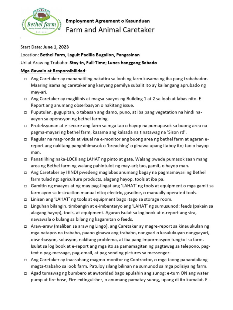 caretaker-emp-agreement-pdf