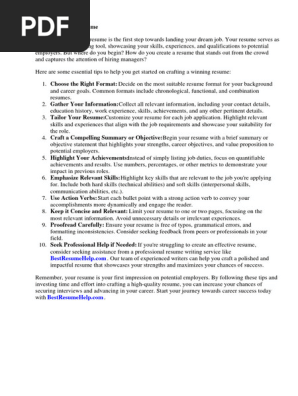 How to Start a Resume on Microsoft Word 2010