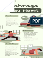 Abu Abu Hijau Ilustrasi Olahraga Ibu Hamil Infografis