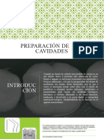 Preparación de Cavidades.