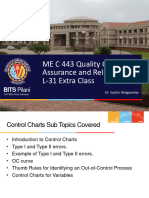 L31 QCAR Extra Control Charts