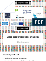 Principles of Video Production