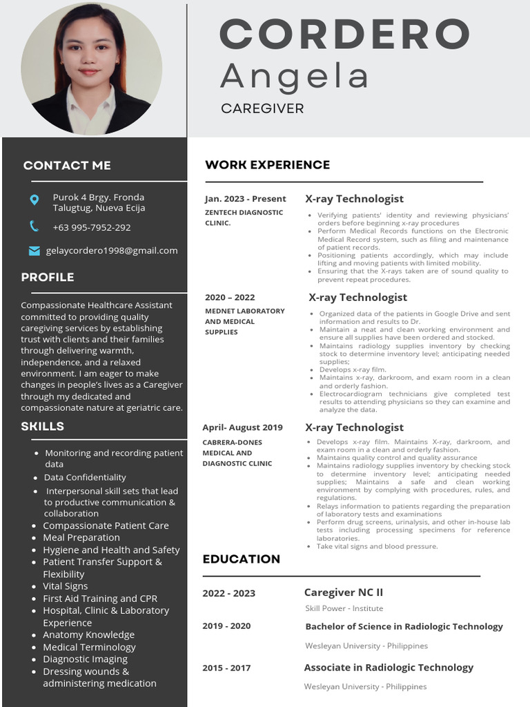 resume-angela-cordero-pdf-medical-record-patient