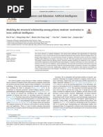 Modeling The Structural Relationship Among Primary Students' Motivation To Learn Artificial Intelligence