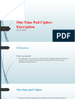 One Time Pad Cipher - Encryption