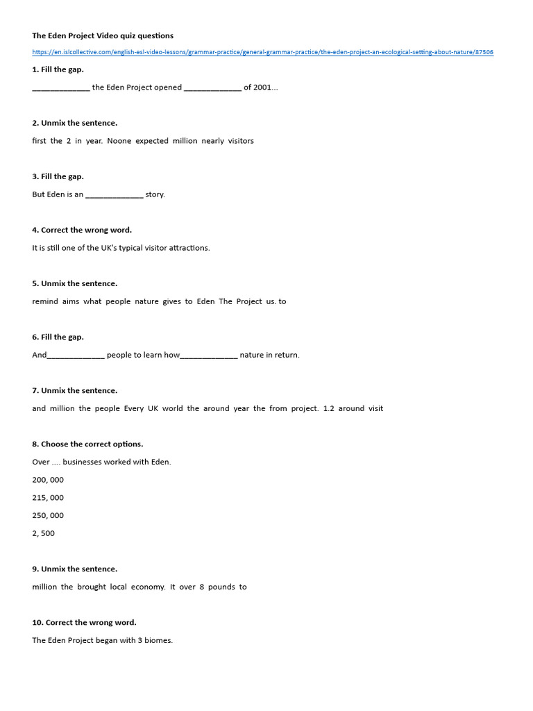 the-eden-project-video-quiz-questions-pdf