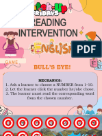 Reading Intervention English March 15