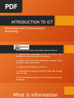 Information and Communication Technology