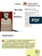 10.01.2024 Tema: Pericle Şi Epoca