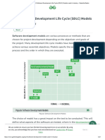 Top 8 Software Development Life Cycle (SDLC) Models Used in Industry - GeeksforGeeks