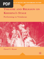 (Palgrave Studies in Theatre and Performance History) David v. Mason (Auth.) - Theatre and Religion On Krishna's Stage - Performing in Vrindavan-Palgrave Macmillan US (2009)