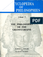 Encyclopedia of Indian Philosophy Volume 05 Philosophy of Grammarians Kunhan Raja C., Harold Coward