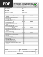 Electrical Tools Checklist