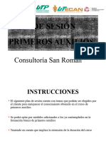 Plan de Sesión - Primeros Auxilios - Consultoría San Román