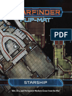 PZO7304 Starfinder Flip Mat - Starship