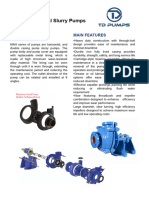 MAH Centrifugal Slurry Pumps: Main Features Application