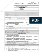 Form PB-03 Daftar Pertanyaan K3LMP