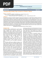 Automatic Rain-Sensing Wiper System For 4-Wheeler Vehicles: Journal of Advancement in Engineering and Technology