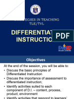 Differentiated Instruction-TLE TVL