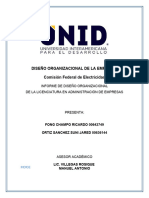 Diseño Organizacional Proyecto Unid