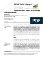 Perancangan Mesin Perontok Tandan Buah Kelapa Sawi