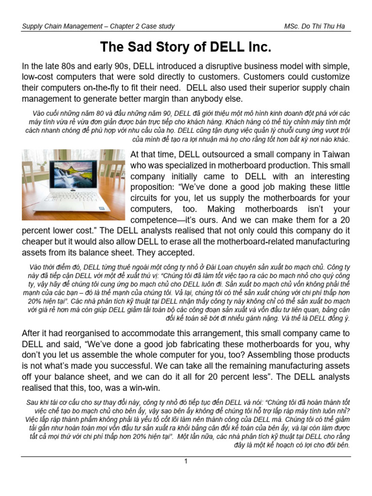 Chap 2 - Case Study Dell | PDF