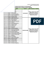 Daftar Peserta Tes Kesehatan Calon KNG 05 November 2023