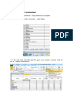 Excel Actividades Taller 2