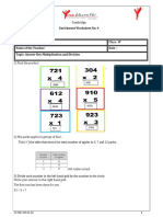 GIDB5373810-Answer Key Multiplication and Division