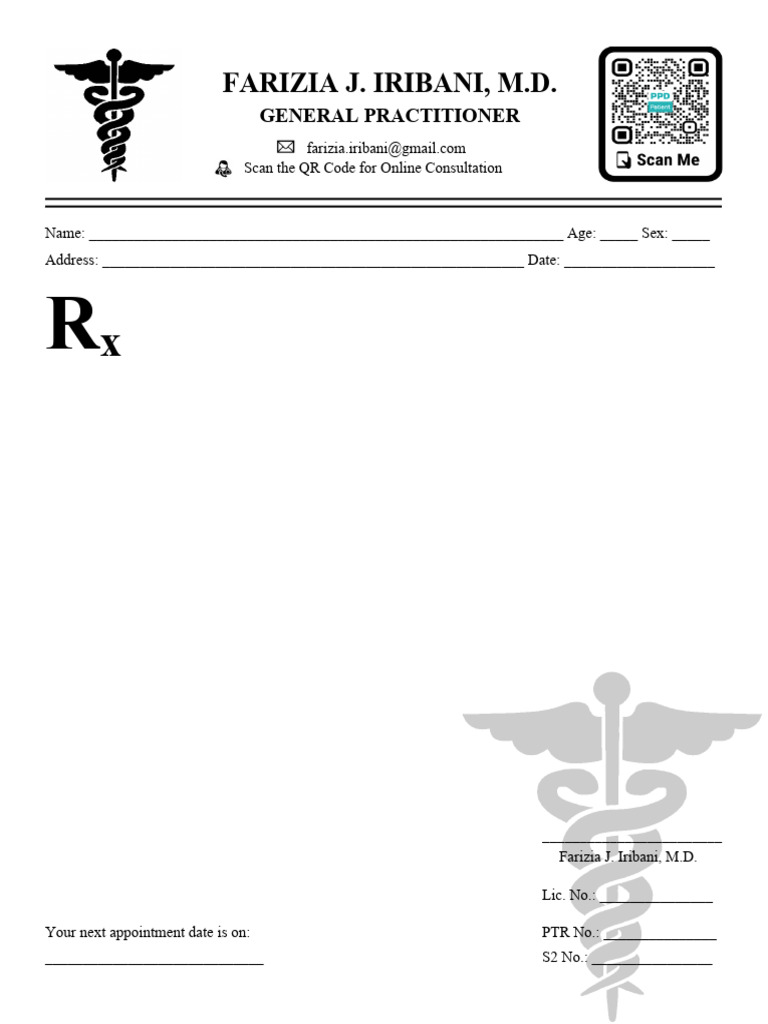 Prescription Layout 03 | PDF