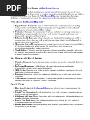 Travel Resume