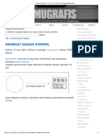 Membuat Desain Stempel