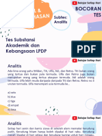 Soal LPDP - Analitis