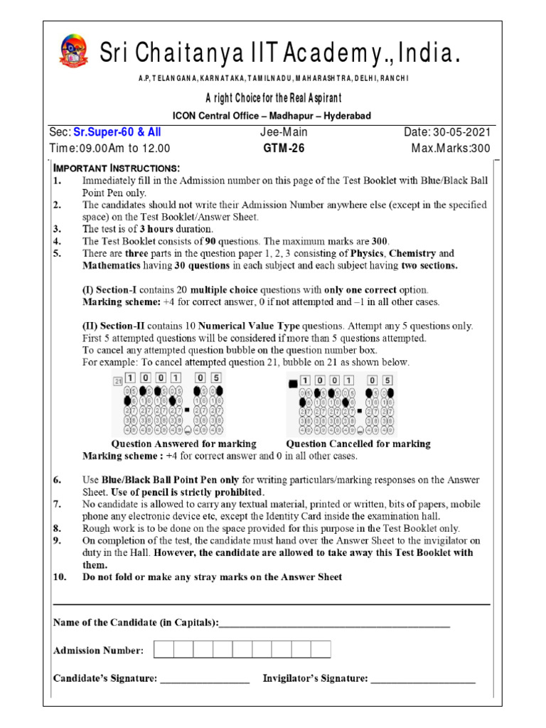 37.GTM-26 Question Paper S60 | PDF | Inductor | Force
