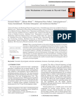 Cellular and Molecular Mechanisms of Curcumin in Thyroid Gland Disorders